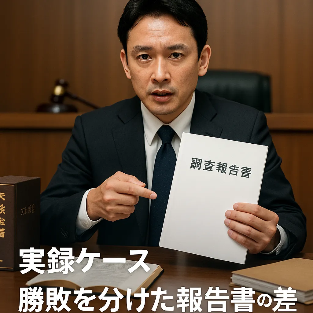 弁護士監修の調査報告書