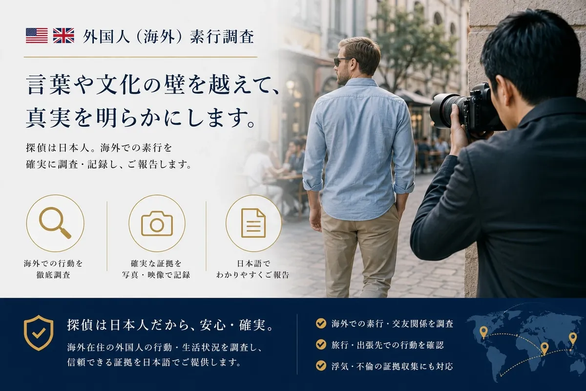 外国人素行調査・海外在住外国人の行動調査