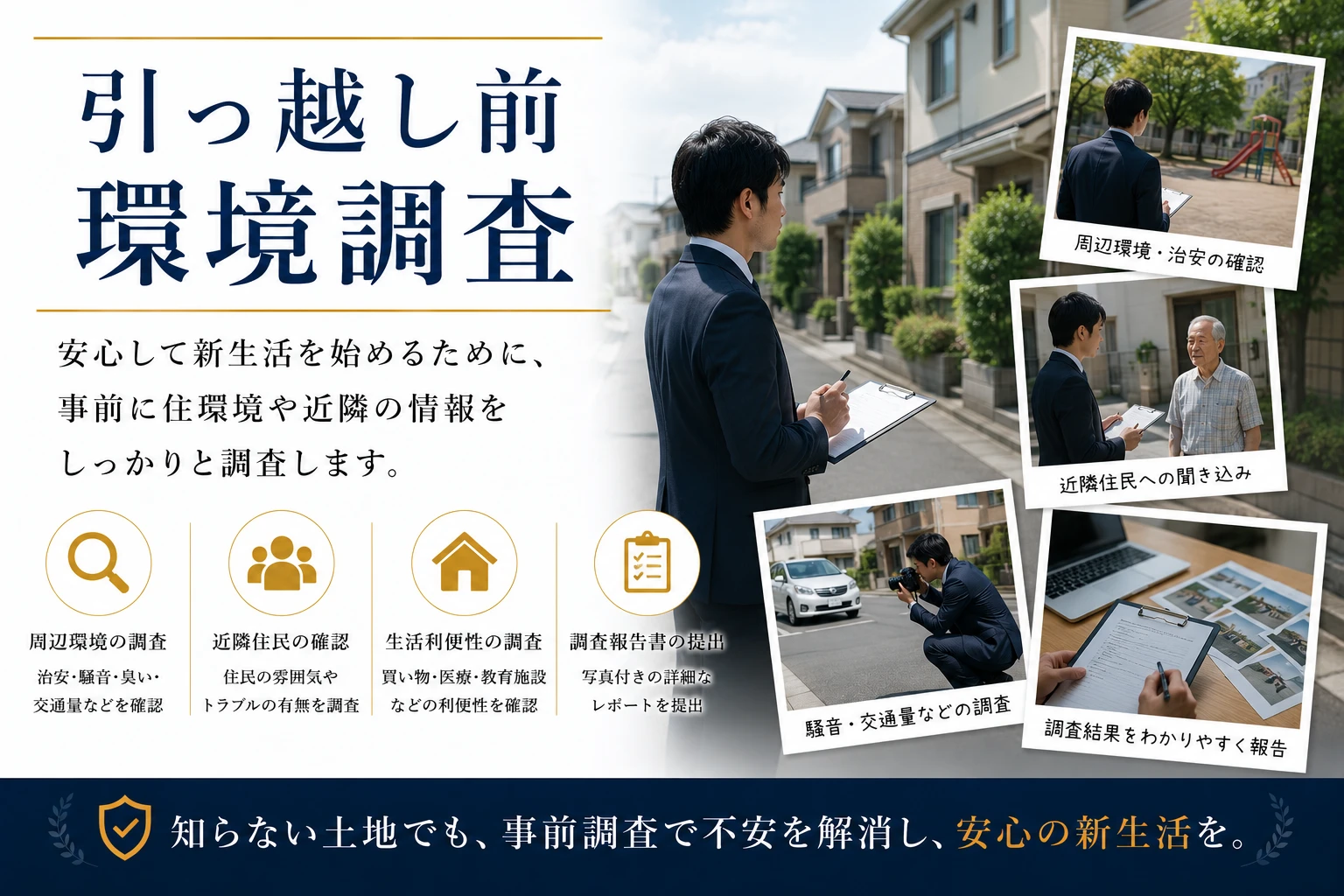 引越し前環境調査