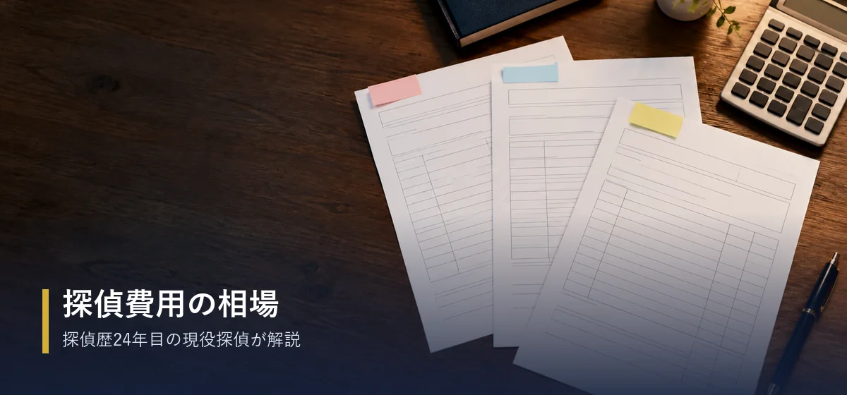 机の上の見積書と電卓