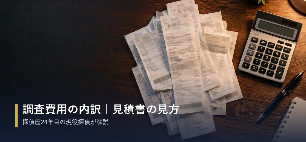 見積書にマーカーを引く手元