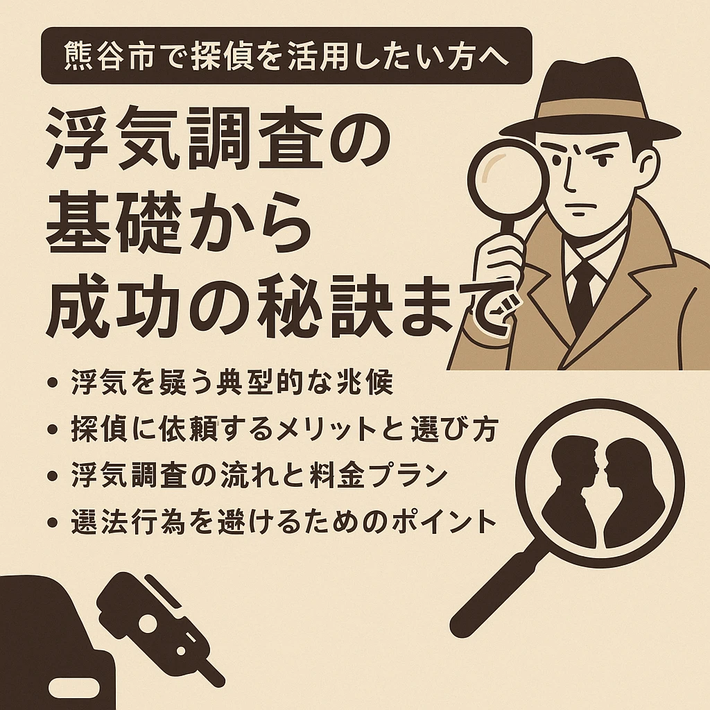熊谷市の探偵・各種調査 対応エリア|総合探偵社R.A.D