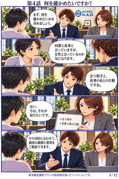事実確認編 第4話 何を確かめたいですか？