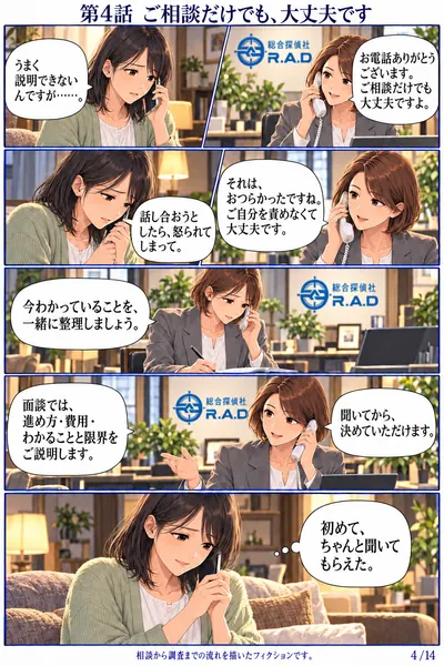 離婚編 第4話 ご相談だけでも、大丈夫です