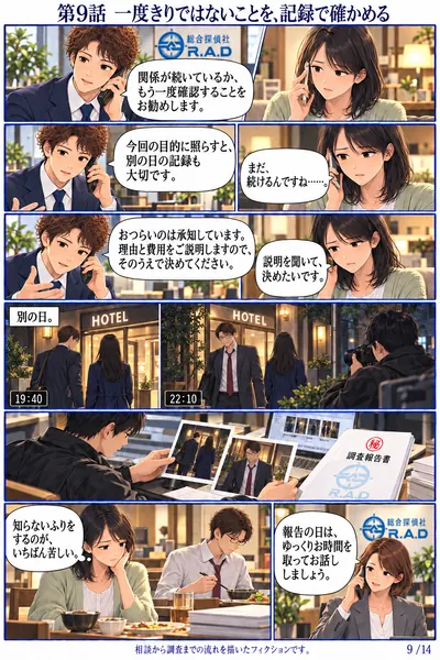 離婚編 第9話 一度きりではないことを、記録で確かめる
