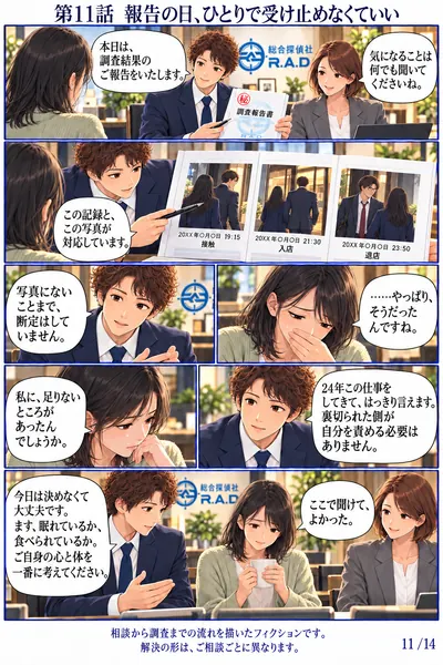 離婚編 第11話 報告の日、ひとりで受け止めなくていい