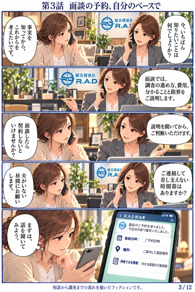 修復編 第3話 面談の予約、自分のペースで