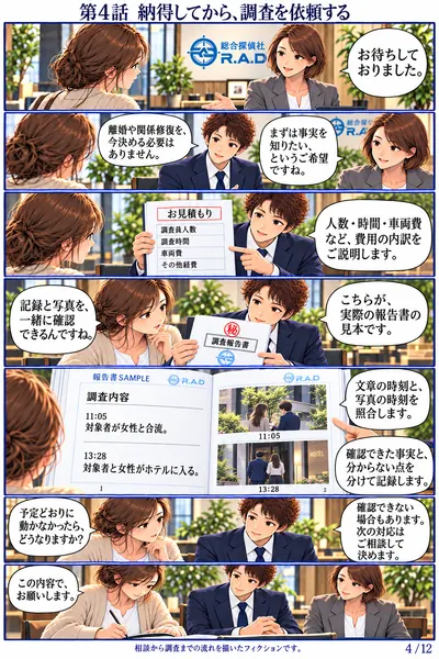 修復編 第4話 納得してから、調査を依頼する