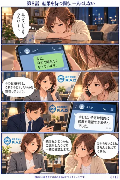 修復編 第8話 結果を待つ間も、一人にしない