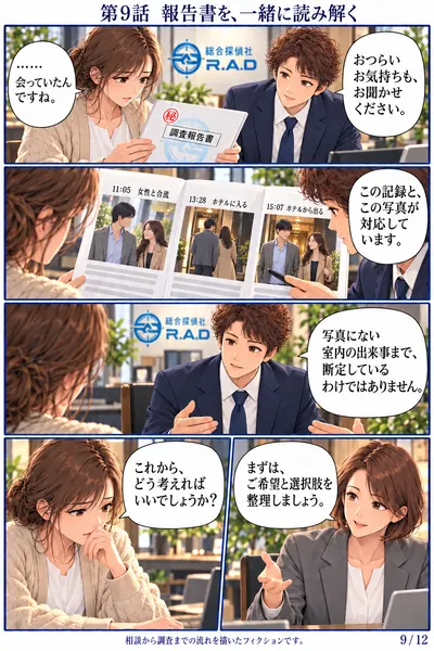 修復編 第9話 報告書を、一緒に読み解く