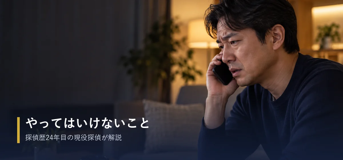 深夜のリビングの女性