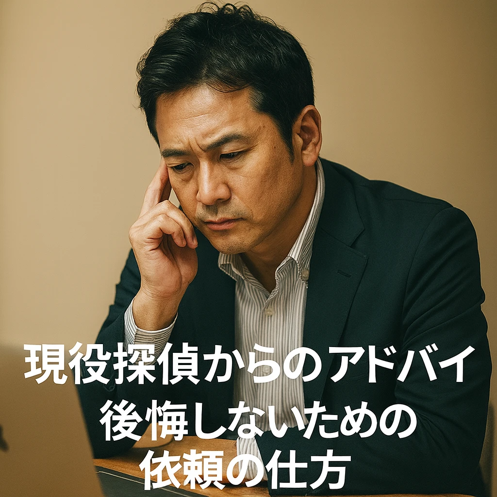 浮気調査のイメージ