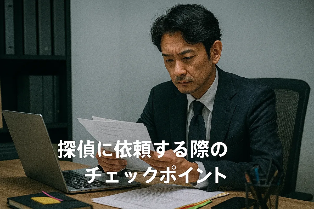 浮気調査のイメージ