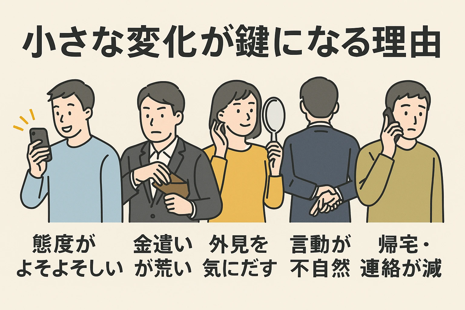 浮気調査のイメージ