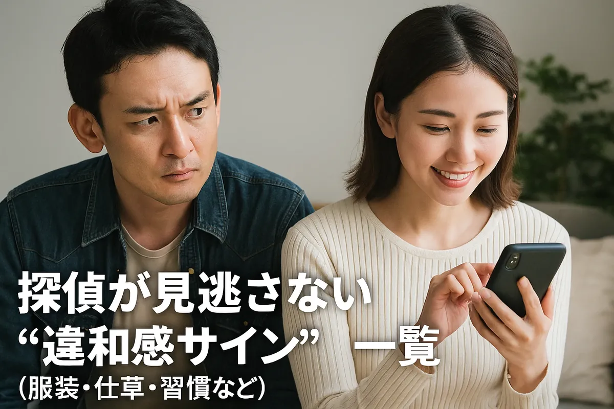 浮気調査のイメージ