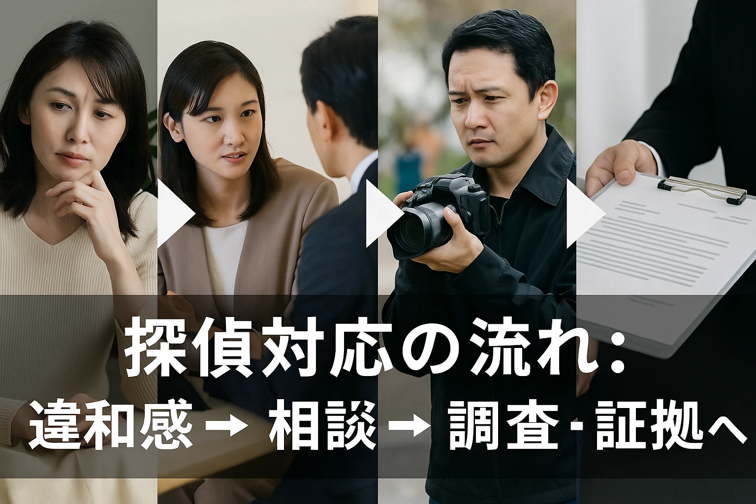 浮気調査のイメージ