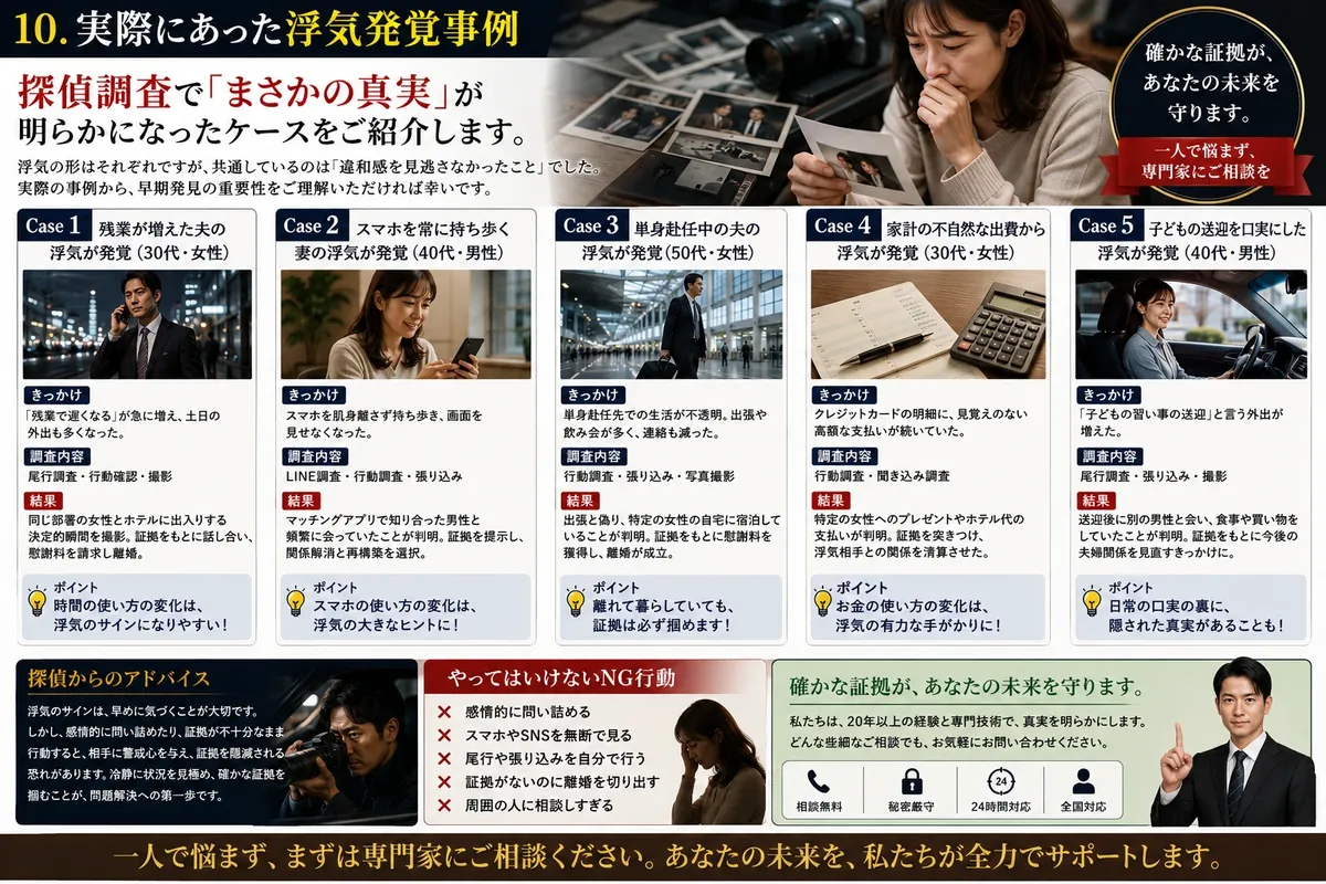 浮気調査のイメージ