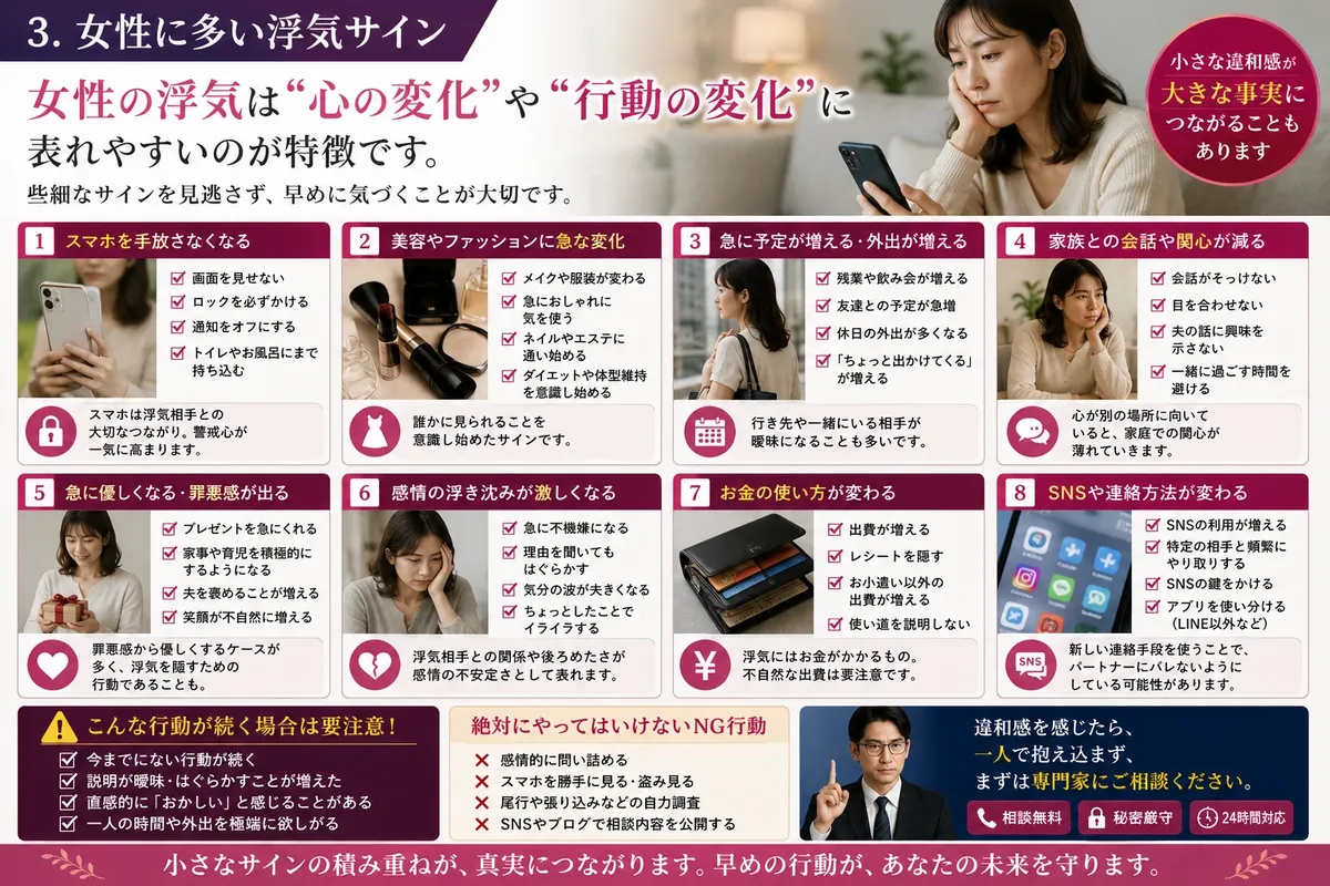 浮気調査のイメージ