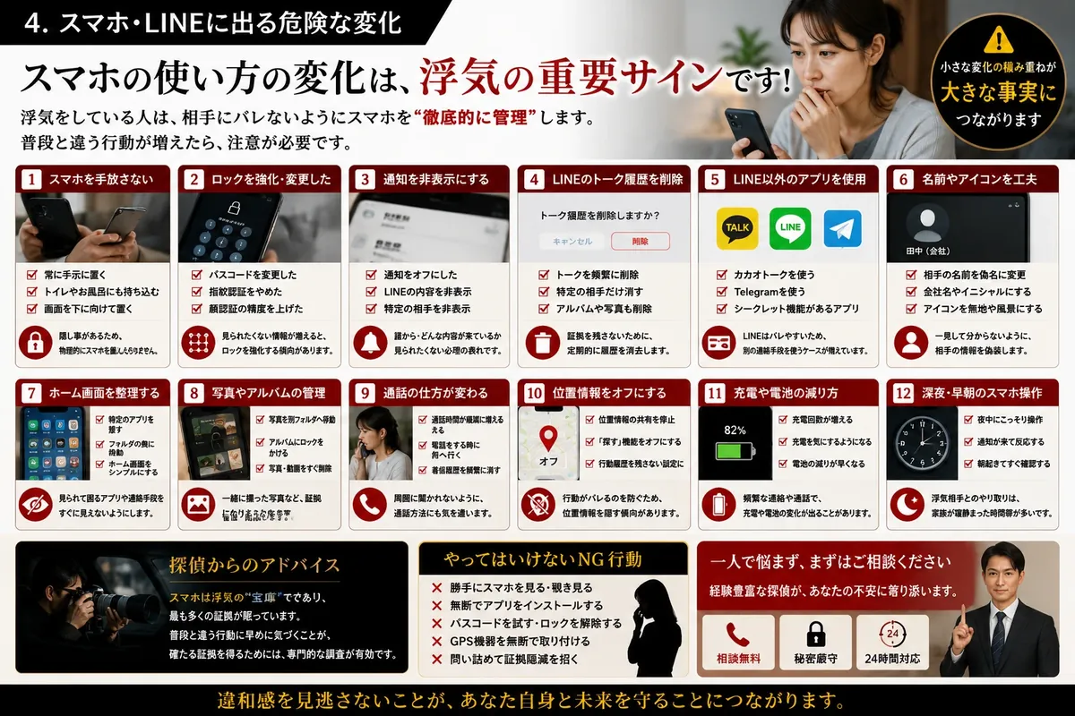 浮気調査のイメージ