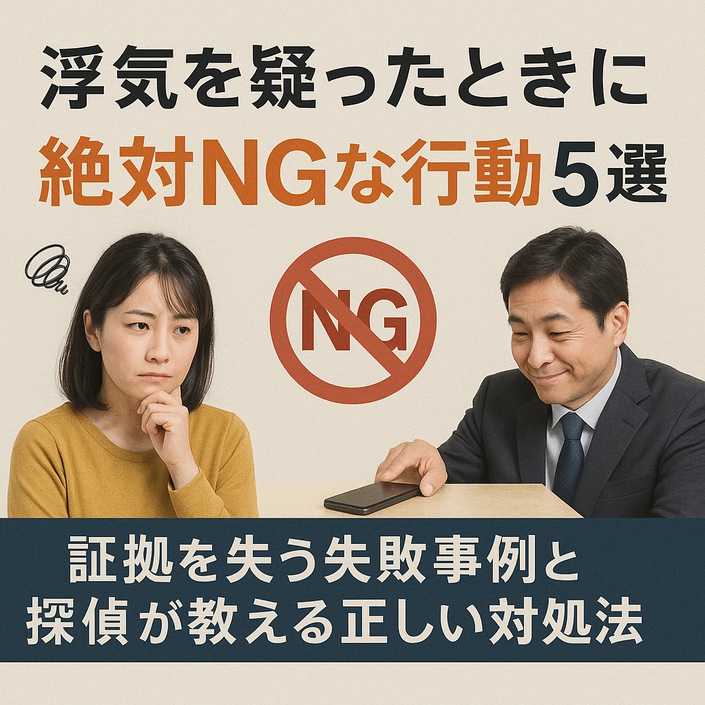 浮気調査のイメージ