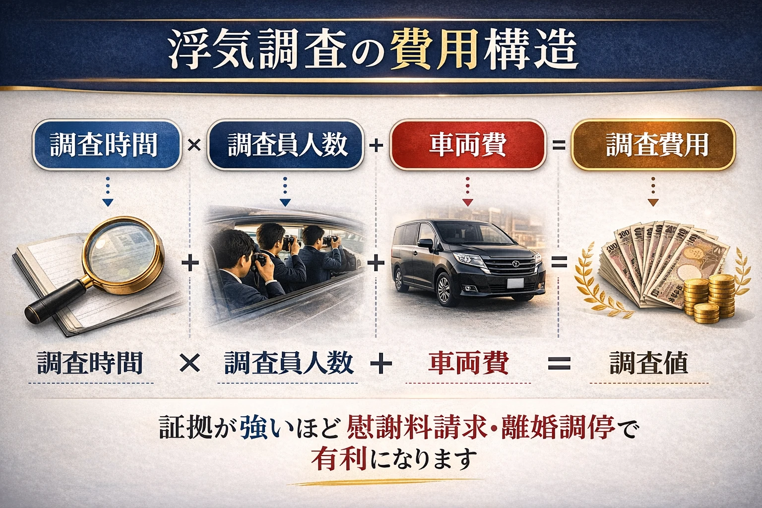 浮気調査のイメージ