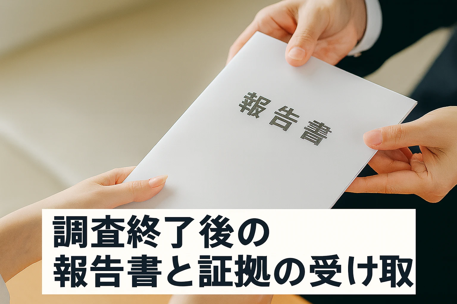 浮気調査のイメージ