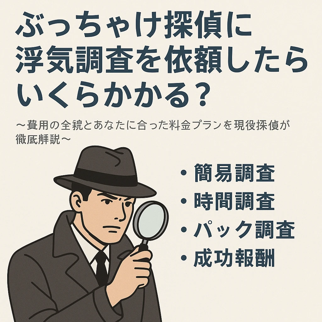 浮気調査のイメージ