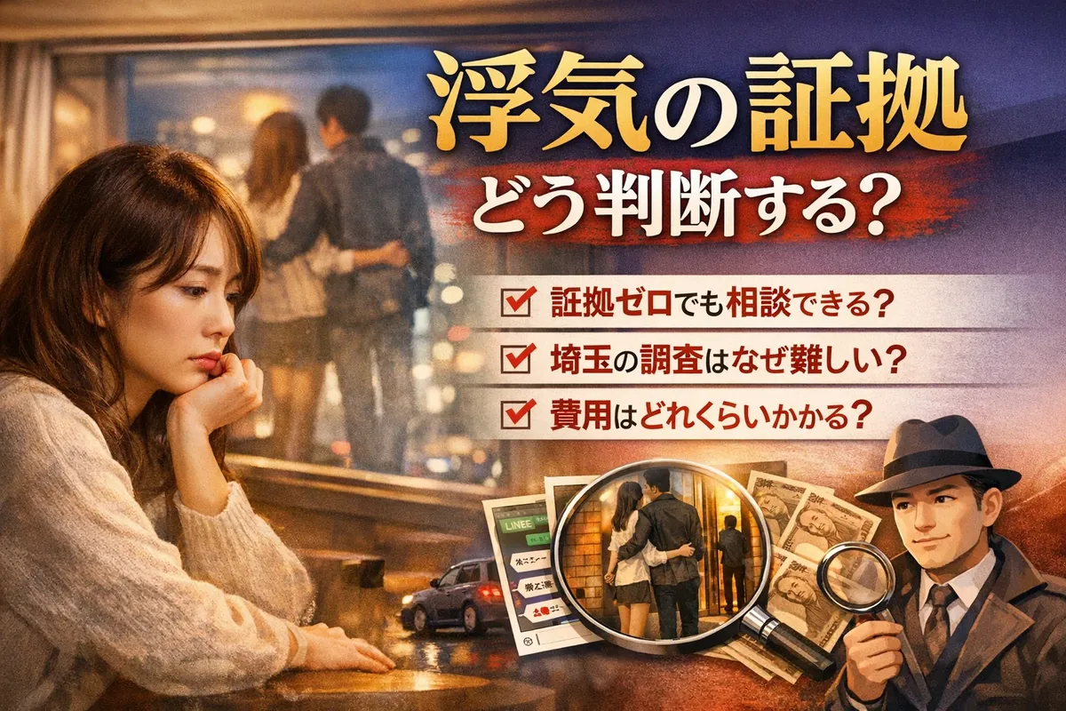 浮気調査のイメージ