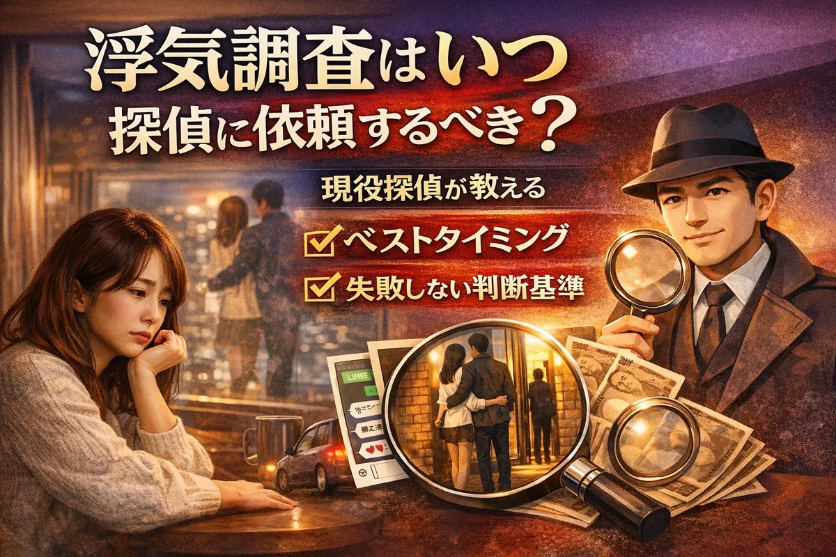 浮気調査のイメージ
