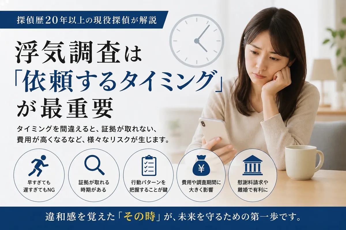 浮気調査のイメージ