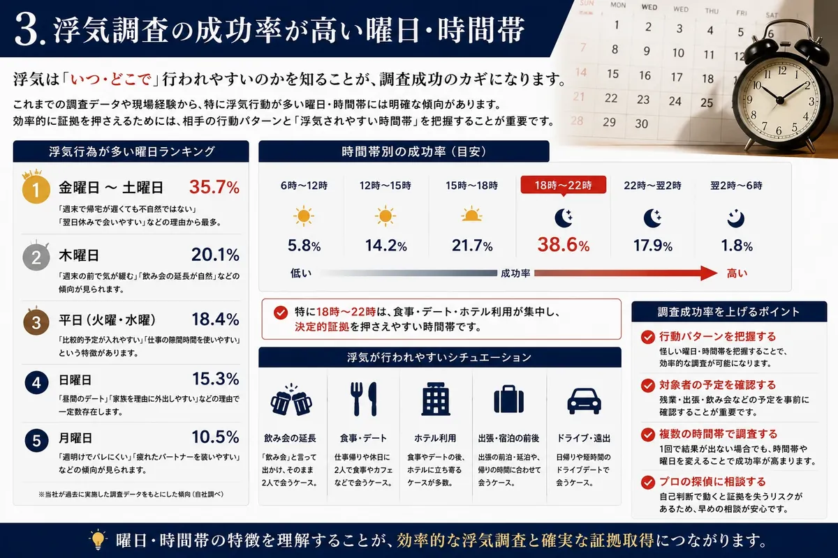 浮気調査のイメージ