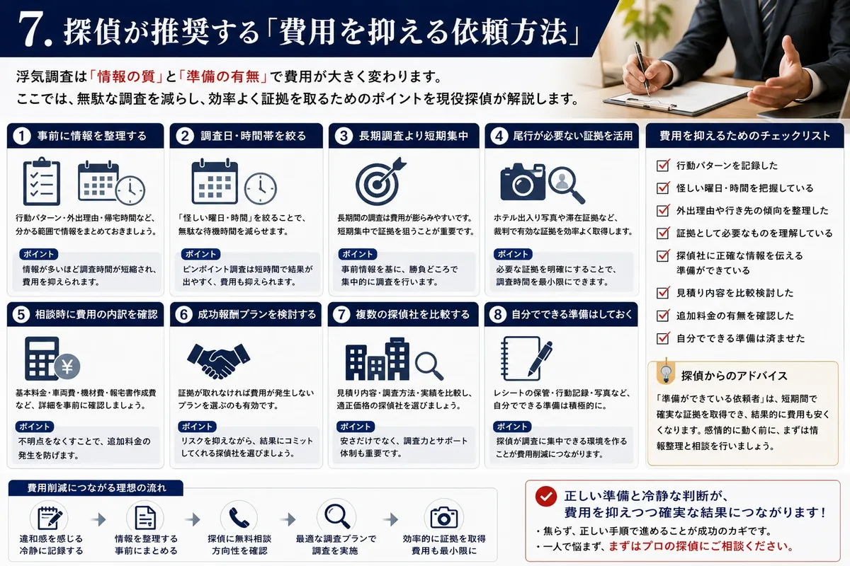 浮気調査のイメージ