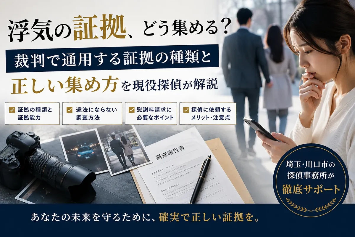 浮気調査のイメージ