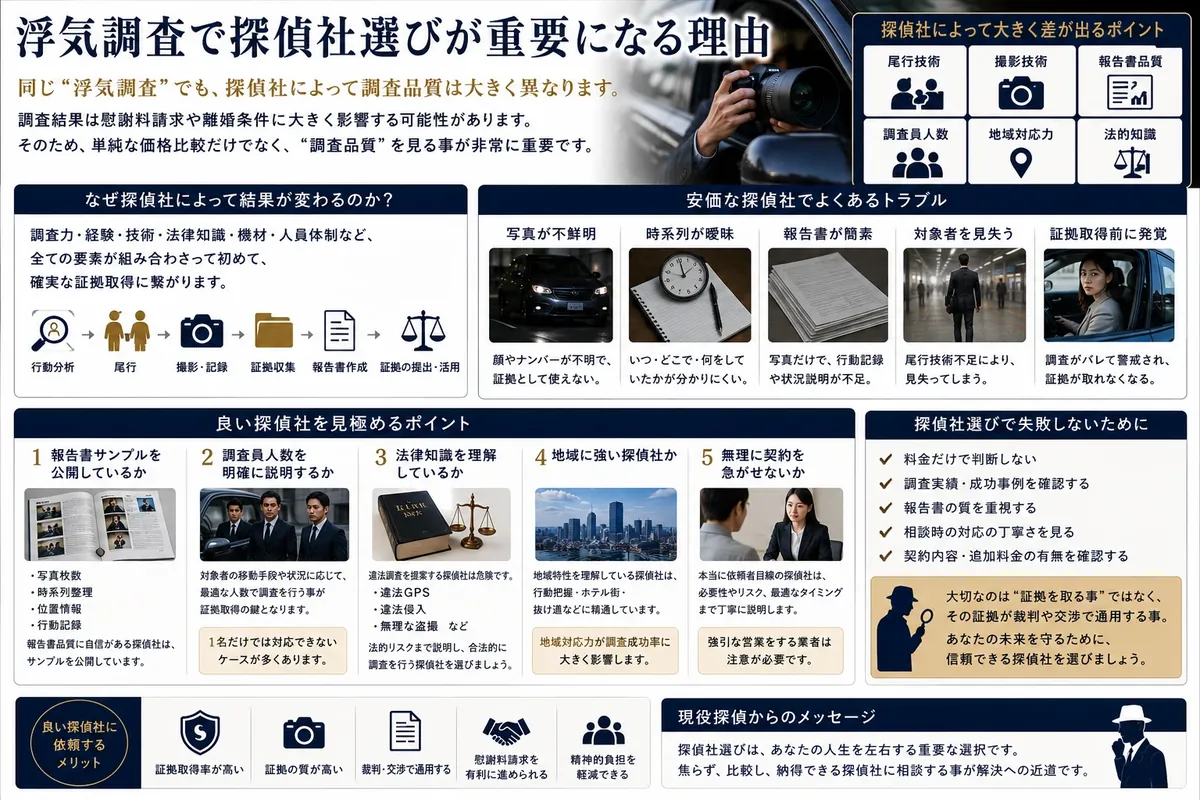 浮気調査のイメージ