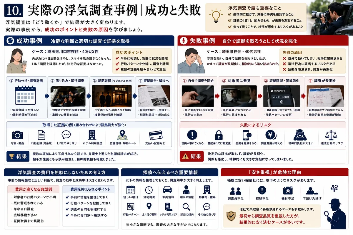 浮気調査のイメージ