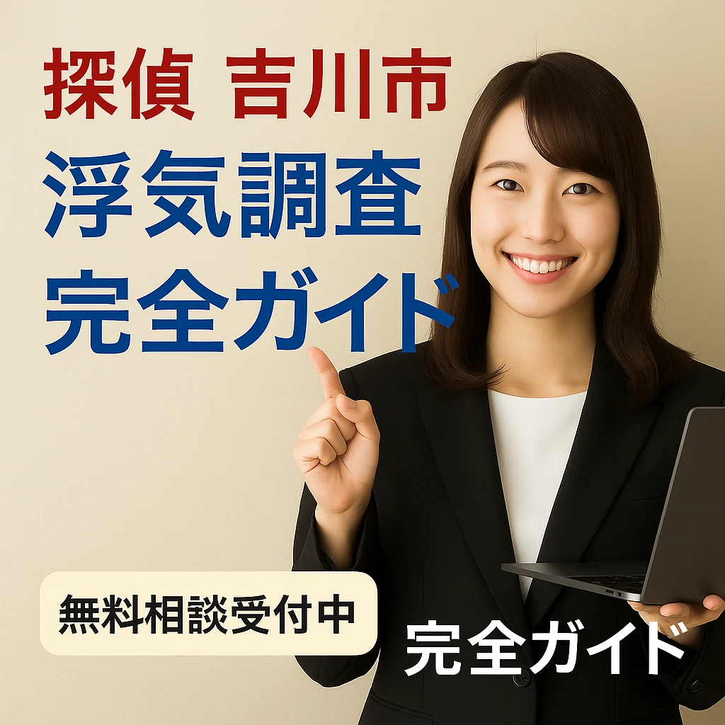 吉川市の探偵・各種調査 対応エリア｜総合探偵社R.A.D